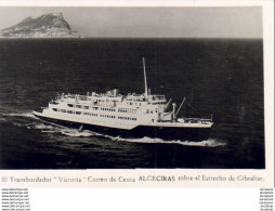 PAQUEBOT  CEUTA. El Transbordador " Victoria " Correo De Ceuta Algeciras Sobre El Estrecho De Gibraltar  ... - Paquebote