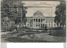 ALLEMAGNE WIESBADEN  NEUE CURHAUS M. BLUMENGARTEN ..... Carte à Système Avec Dépliant De Petites Photos - Wiesbaden