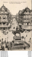 D45  ORLEANS  La Statue De Jeanne D' Arc Par Foyatier Et La Rue De La République  ..... - Orleans