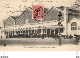 D45  ORLEANS  La Façade De La Gare  ..... - Orleans
