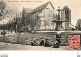 D45  ORLEANS  L' Eglise Saint- Paterne- Square Gambetta  ..... - Orleans