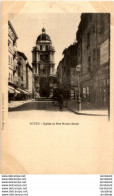 D01  BOURG  Eglise Et Rue Notre- Dame  ..... - Andere & Zonder Classificatie