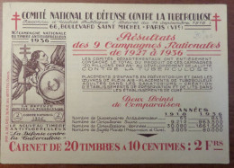 France Carnet Antituberculeux 1936 Neuf ** MNH. TB - Tegen Tuberculose