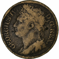 Irlande, George IV, Penny, 1823, Bronze, TB, KM:151 - D. 1 Penny