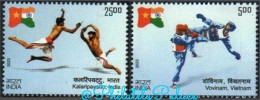 2023 INDIA -VIETNAM JOINT Tae Kwon Do STAMP 2V - Gemeinschaftsausgaben