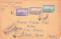 LETTRE. ALGERIE. 18 11 53. RECOMMANDE ALGER POUR Ste SAVINE - Covers & Documents