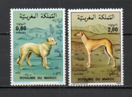 MAROC N°  979 + 980    NEUFS SANS CHARNIERE  COTE 4.50€    CHIEN ANIMAUX FAUNE - Morocco (1956-...)