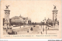 AJOP5-75-0493 - PARIS - PONT - Perspective Du Pont Alexandre III - Ponts