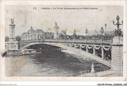 AJOP5-75-0494 - PARIS - PONT - Le Pont Alexandre Et Le Petit Palais - Brücken