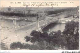 AJOP5-75-0479 - PARIS - PONT - Panorama Du Pont Alexandre III Et De L'esplanade Des Invalides - Ponts