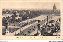 AJOP5-75-0477 - PARIS - PONT - Le Pont Alexandre III Et L'esplanade Des Invalides - Bruggen