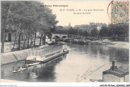 AJOP5-75-0476 - PARIS - PONT - La Seine Pittoresque - Le Pont Marie Pris Du Pont De Sully - Ponts