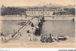 AJOP5-75-0467 - PARIS - PONT - Pont Et Place De La Concorde - Puentes