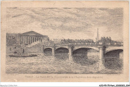 AJOP5-75-0444 - PARIS - PONT - Le Pont De La Concorde Et La Chambre Des Députés - Puentes