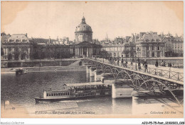 AJOP5-75-0441 - PARIS - PONT - Le Pont Des Arts Et L'institue - Ponti