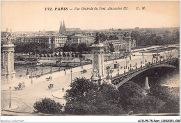 AJOP5-75-0428 - PARIS - PONT - Vue Générale Du Pont Alexandre III - Bruggen