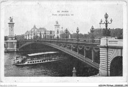 AJOP4-75-0426 - PARIS - PONT - Pont Alexandre III - Bridges