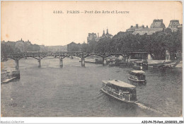 AJOP4-75-0418 - PARIS - PONT - Pont Des Arts Et Louvre - Puentes