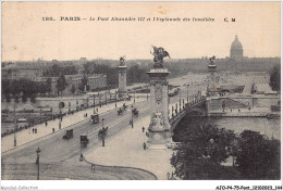 AJOP4-75-0413 - PARIS - PONT - Le Pont Alexandre III Et L'esplanade Des Invalides - Ponts