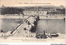 AJOP4-75-0411 - PARIS - PONT - Pont Et Place De La Concorde - Bridges