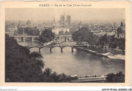 AJOP4-75-0410 - PARIS - PONT - Panorama - Ile De La Cité - Brücken