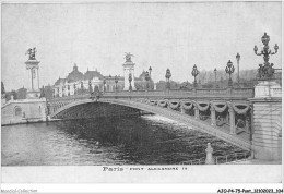 AJOP4-75-0393 - PARIS - PONT - Pont Alexandre III - Ponti