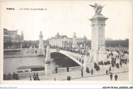 AJOP4-75-0395 - PARIS - PONT - Le Pont Alexandre III - Bridges