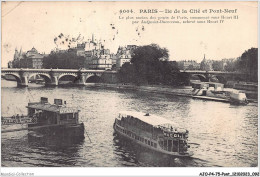 AJOP4-75-0387 - PARIS - PONT - Ile De La Cité Et Pont-neuf - Brücken