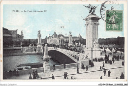 AJOP4-75-0382 - PARIS - PONT - Le Pont Alexandre III - Bridges