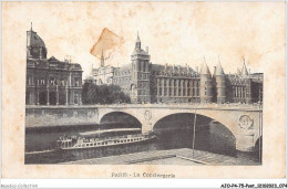 AJOP4-75-0378 - PARIS - PONT - La Conciergerie - Ponti