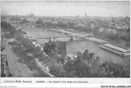 AJOP4-75-0358 - PARIS - PONT - La Seine - Vue Prise Du Louvre - Ponti