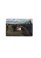 C P A  ANIMEE  L'INAUGURATION DES DRAPEAUX NOUVEAUX    CIRCULEE  29 JUILLET 1915 - Serbia