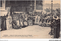 AJOP3-75-0302 - PARIS - Tombe Du Soldat Inconnue Sous L'arc De Triomphe - Arc De Triomphe