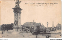 AJOP3-75-0306 - PARIS - Pont Alexandre Et Le Grand Palais - Bruggen