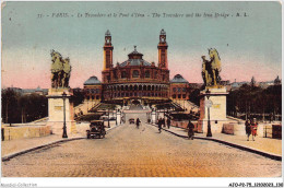 AJOP2-75-0189 - PARIS - Le Trocadéro Et Le Pont D'iéna - Sonstige Sehenswürdigkeiten