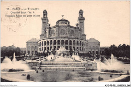 AJOP2-75-0154 - PARIS - Le Tracadéro - Grande Eaux - Sonstige Sehenswürdigkeiten