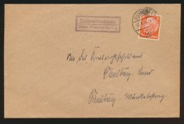 Landpoststempel Süderfahrenstedt über Flensburg Schleswig Holstein Dt. Reich - Storia Postale