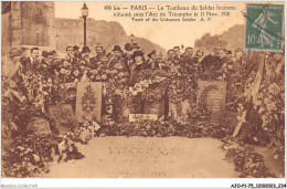 AJOP1-75-0118 - PARIS - Le Tombeau Du Soldat Inconnu Inhumé Sous L'arc De Triomphe - Triumphbogen