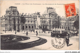 AJOP1-75-0051 - PARIS - Place Du Carrousel - Le Monument De Gambetta - Plazas