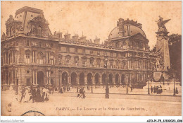 AJOP1-75-0049 - PARIS - Le Louvre Et La Statue De Gambetta - Louvre