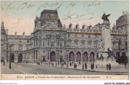 AJOP1-75-0034 - PARIS - Place De La Carrousel - Monument De Gambetta - Plazas