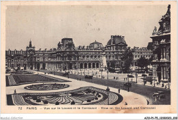 AJOP1-75-0006 - PARIS - Vue Sur Le Louvre Er Le Carrousel - View On The Louvre And Carrousel - Cartas Panorámicas