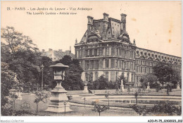 AJOP1-75-0007 - PARIS - Le Jardin Du Louvre - Vue Artistique - Louvre