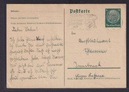 Deutsches Reich Ganzsache Hindenburg Reklame Stempel Potsdam Festliche Musik - Briefe U. Dokumente