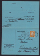 Deutsches Reich Perfin Lochung Flugpost Stempel Militaria Flugzeug - Brieven En Documenten