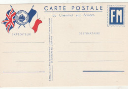 Carte Postale FM Du Cheminot Aux Armées - Neuve - Covers & Documents