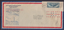 Flugpost Airmail USA First Flight FAM 18 Pan American Airways Dekoratives Cover - Brieven En Documenten