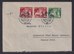 D. Reich Brief Landpoststempel Von Hamburg N Schürsdorf Post Pönitz Ostholstein - Lettres & Documents