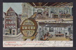 Litho Ansichtskarte Künstlerkarte Sign. W.Assing Hamburg Das Große Fass Alkohol - Other & Unclassified