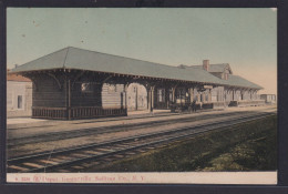 Ansichtskarte New York Bahnhof Genterville Nach Brooklyn New York - Autres & Non Classés